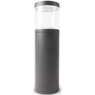 Paco Home Wegeleuchte Aluminium 50,0 cm IP54 1er Set grau