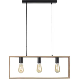 just light. FRANKY 1-flg. 60 cm rechteckig schwarz