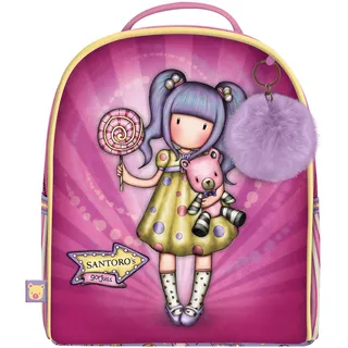 Santoro 1040GJ10 Gorjuss Fairground Mini Rucksack First Prize 20 x 22 x 10 cm, Rose