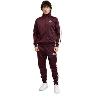Lonsdale Trainingsanzug Pember Trainingsanzug normale Passform - XL - Oxblood/Ecru