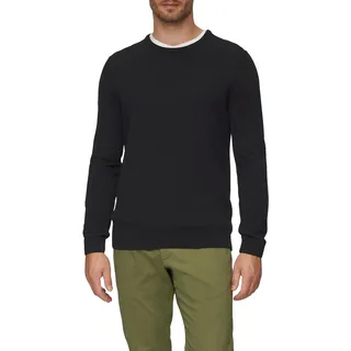 s.Oliver Baumwollpullover mit Logo-Stickerei