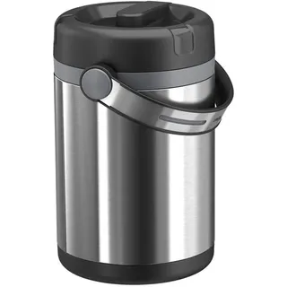 Emsa Thermobehälter Edelstahl/schwarz 1,2 l