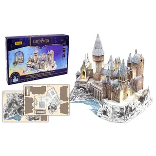 EXPLORA SCIENCES 3D-Puzzle – Beleuchtetes Schloss Hogwarts – – 540302 – Harry-Potter-Lizenz – Ab 8 Jahren