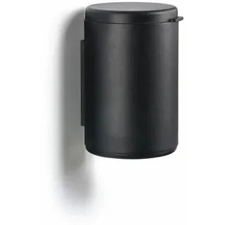 Zone Denmark Toiletteneimer für Wand Rim, Mülleimer, Kosmetikeimer, Bad, Aluminium / ABS, Black, 3.3 L, 14655 - Schwarz