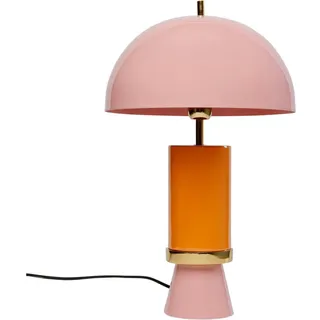 Kare Design Tischlampe Josy Pink, Metall, Moderne Tischleuchte, Büro, Wohnzimmer, Schlafzimmer, Office, keine Leuchtmittel inklusive, 51x30x30 (HxBxT)