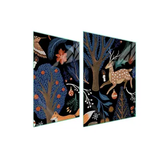 Glasschutzplatte Für Herd 70X52 Tiere