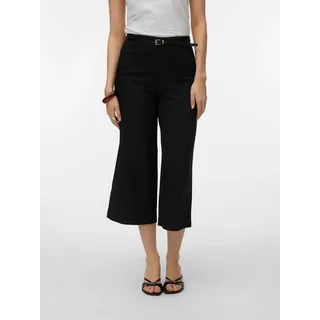 Vero Moda Elma Belt Culotte Wide Leg Hosen Schwarz M 32