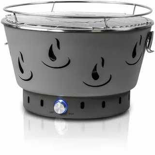 ACTIVA Camping Grill Airbroil I Premium Mini Grill mobil & kompakt I Leistungsstarker & stilvoller Holzkohlegrill für ein gelungenes Barbecue inkl. Tasche