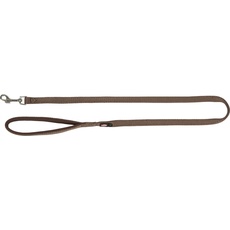 Trixie Premium leash, XS–S: 1.20 m/15 mm, brun (XS, S, Hund, Allgemein), Halsband + Leine