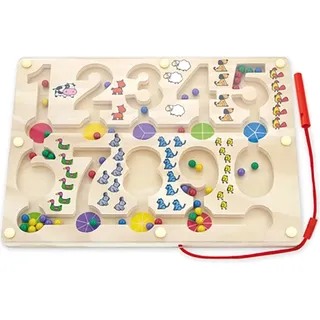 Viga - Magnetisches Holzlabyrinth - Zahlen