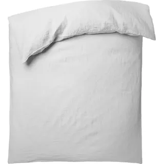 Zoeppritz Leinen-Bettdeckenbezug Stay Farbe cloud Größe 155x220