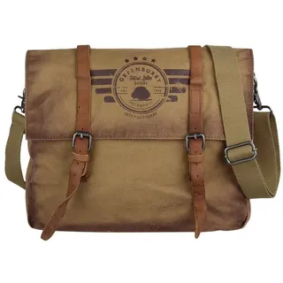 GREENBURRY Vintage Aviator Messenger 33 cm camel