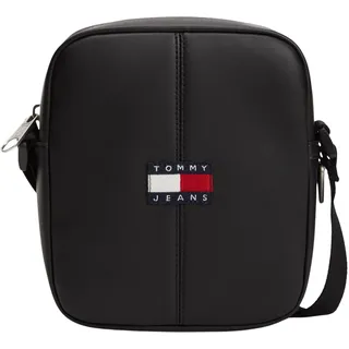 Tommy Jeans Herren Crossbody Bag Tasche Daily Reporter mit Reißverschluss, Schwarz (Black), Einheitsgröße