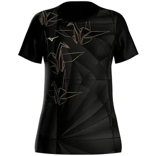Mizuno Active Dryaeroflow Graphic Origami Kurzarm-t-shirt - Taniori - M