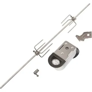LANDMANN Rotisserie-Set - 11 x 87 x 15 cm - schwarz - Schwarz
