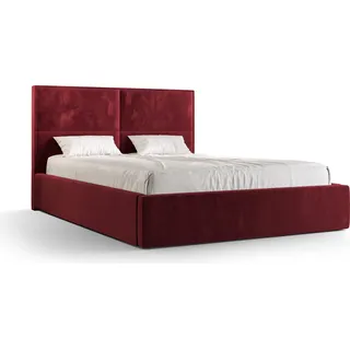 Roe Furniture | Boxspringbett - APOLLO - 90x200 cm - Kastanienbraun - mit Bettgestell und Bettkasten - Tagesbett - Polsterbetten - Bett Schlafzimmer - Kastanienbraun