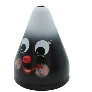 Räucherfigur Kegel schwarz/weiß Höhe 8cm NEU Duftkerze Räucherstab Rauchen Rauch