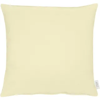 Dekokissen APELT "4362 Rips Uni" Gr. 2, beige (natur, unifarben), B:49cm L:49cm, Obermaterial: 60% Polyester, 40% Baumwolle, Dekokissen_Sitzkissen_Kissenhüllen, Dekokissen, Wasser- und Schmutzabweisend