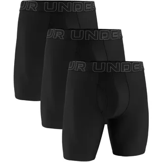 Under Armour Herren Performance Tech Boxerjock, 22,9 cm, Multipack, Black Solid - Core 3er-Pack, XX-Large