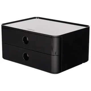 HAN Schubladenbox Allison 19 x 25 cm 2-tlg. schwarz
