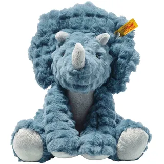 Steiff Soft Cuddly Friends Dixi Triceratops 28 cm Petrol