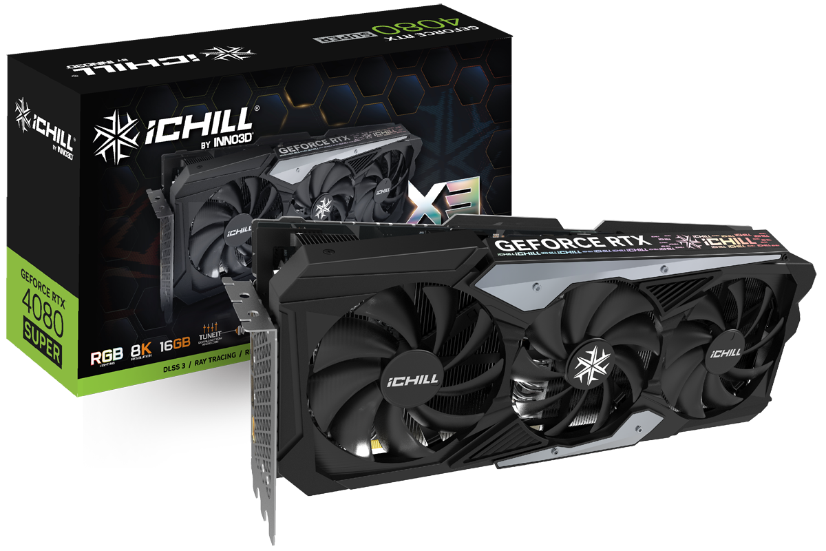 Bild von GeForce RTX 4080 SUPER iChill X3 - 16GB GDDR6X