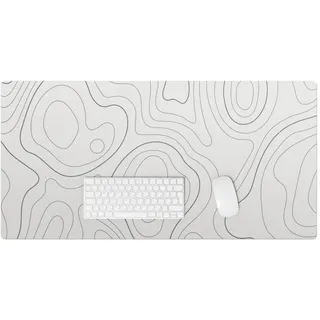 Wallfluent Schreibtischunterlage 100x50 cm Weiß , Kunststoff , 50x1.6x100 cm , Büromöbel, Schreibtische, Schreibtischzubehör