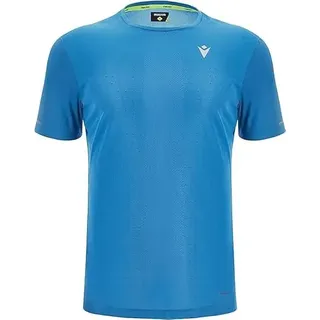 Macron Herren Run Prime Scd Clifton T-Shirt Print Paris Blue Ss, blau, L