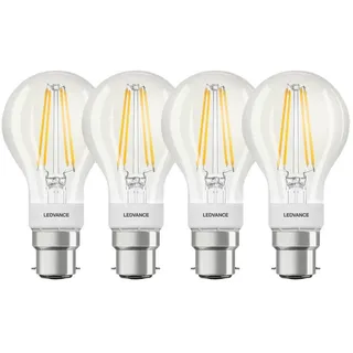 LEDVANCE LED-Birne 6W B22d 806 lm warmweiß 4 St.