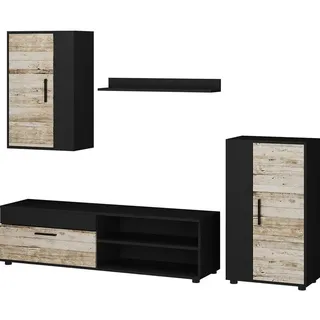 Vicco Wohnwand Berno, 4-teiliges set, 4 Teile