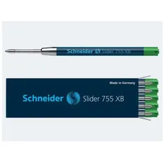Kugelschreiber-Mine grün 755 XB SLIDER - Eine Verkaufseinheit = 10 Stück - 175504
