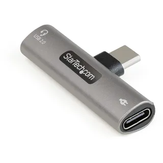 Startech StarTech.com USB-C Audio- und Ladeadapter - USB-C Audio-Kopfhörer-/Headset-Anschluss und 60W PD für Handy/Tablet/Laptop (CDP2CAPDM)