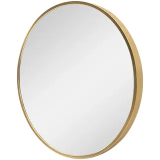 [en.casa] Wandspiegel Modugno 60 x 60 cm Goldfarben
