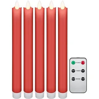 goobay LED Kerzen 5 St. rot