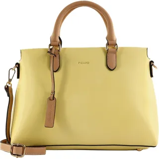 PICARD Handtasche Schultertasche Riviera Cityshopper Vanilla gelb - Gelb