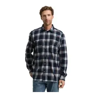 Tom Tailor Comfort Fit Langarmhemd Blau M