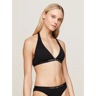 Tommy Hilfiger Swimwear Triangel-Bikini-Top »TRIANGLE FIXED RP«, mit Logoschriftzug, schwarz