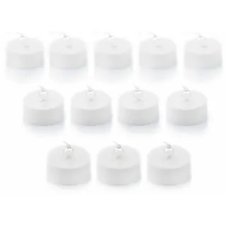 InnovaGoods LED-Teelicht-Set Romandle 12 St. weiß