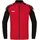 Polyesterjacke Rot/Schwarz L