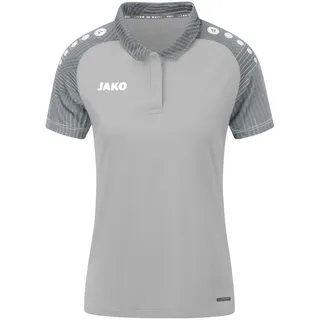 Jako Performance Poloshirt Soft Grey/Steingrau 34