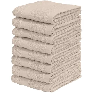 MY HOME Vanessa Handtuchset 30 x 50 cm creme 8 St.