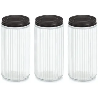 Zeller Vorratsglas 950 ml 3 St.