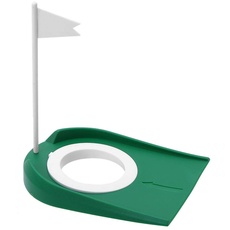 Home Golf Putting Cup Training mit verstellbarem Loch Weiße Flagge für Indoor Golf Cup - Pro Putting Training