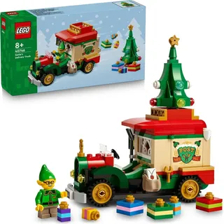 LEGO - Verschiedene Christbaumanhänger - Farbenfrohes Spielzeug mit Weihnachtsbaum, Geschenken und Dekorationen – DIY Spielset - Weihnachtsgeschenk für Jungen und Mädchen ab 8 Jahren – 40746 - Bronze