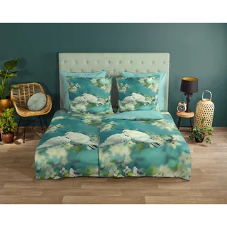 Muller Textil Loving Taube Türkis 135 x 200 cm + 80 x 80 cm