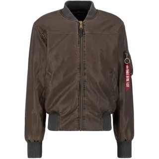 Alpha Industries Ma-1 Fl Vintage", Bomberjacke - Vintage Brown - S,