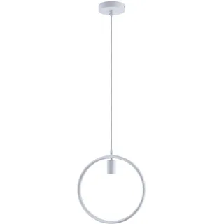 Paco Home Jacob 1-flg. Ø 32 cm rund weiß