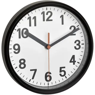 TFA Funk - Wanduhr 60.3538.01 schwarz