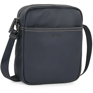 JASLEN - Men's Leather Crossbody Messenger Bag Stylish Herrentasche Umhängen Leder Shoulder Bag Vintage Lederhandtasche Herren Casual Travel, Marine Blau