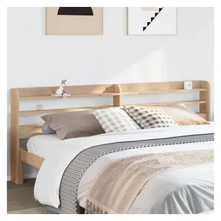 vidaXL Kopfteil mit Ablagen 180 cm Massivholz Kiefer